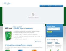 Tablet Screenshot of profia.gr